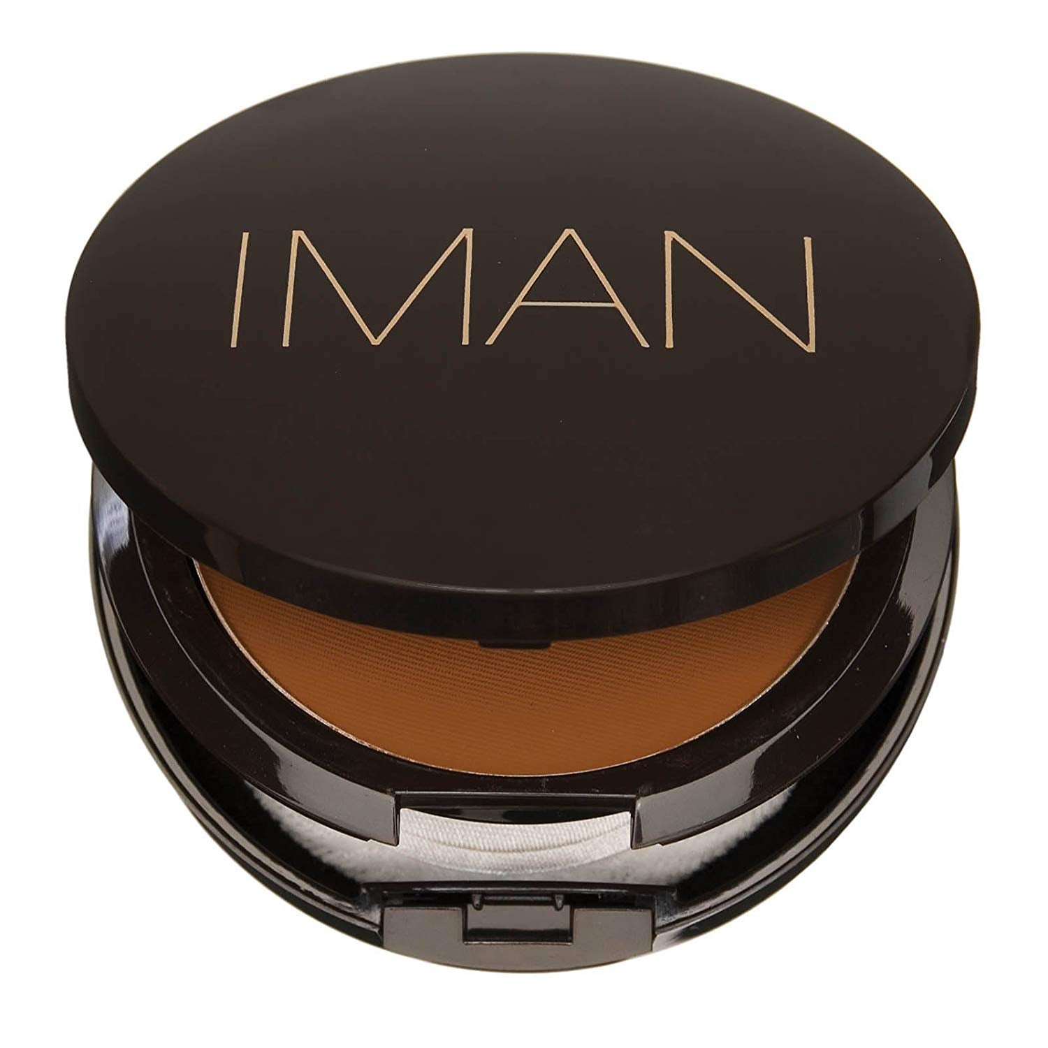 IMAN Luxury Pressed Powder, Earth Dark - ADDROS.COM